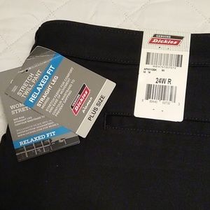 Dickies relxd fit straight leg plus size 24W R